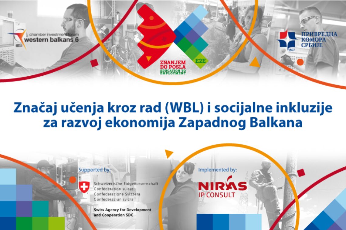 Regionalni događaj - Značaj učenja kroz rad (WBL) i socijalne inkluzije za razvoj ekonomija Zapadnog Balkana